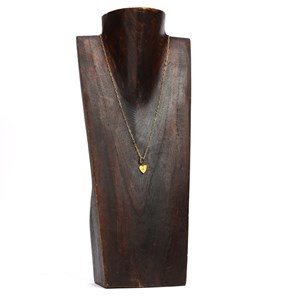 Livre-écrin cadeau avec collier symbolique en acier et strass Amour