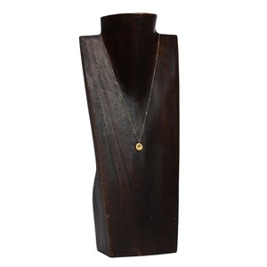 Collier du zodiaque acier doré et strass en verre collection Aura Scorpion