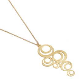 Collier court en laiton baigné dans l'or Collection Adèle RAS