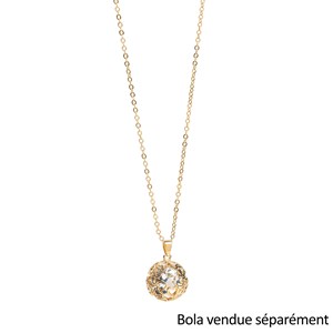Longue chaîne bola de grossesse pour future maman Doré