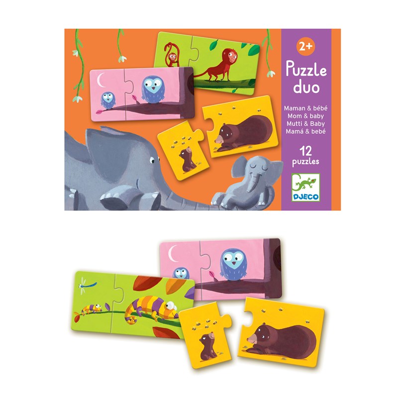 Puzzle Duo Maman Et Bebe Nature Decouvertes