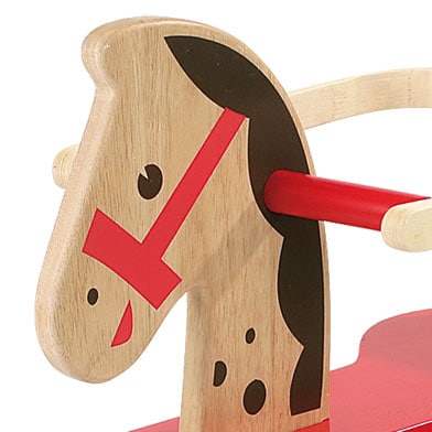 Cheval de bois bébé - Découvrez les jouets naturels KMR