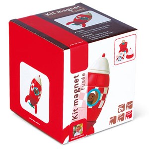 Fusée kit magnétique bois