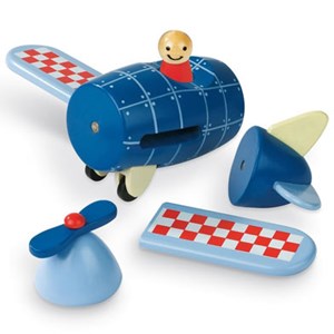 Avion kit magnétique bois