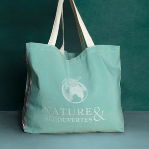 Sac cabas réutilisable éco-conçu Bleu