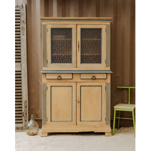 Buffet à deux corps en bois n°860