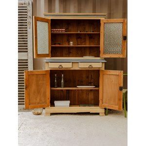 Buffet à deux corps en bois n°860