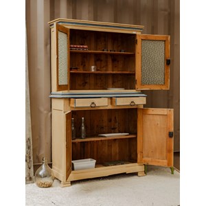 Buffet à deux corps en bois n°860