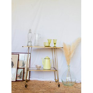 Desserte en formica et laiton n°276