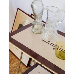 Desserte en formica et laiton n°276