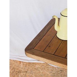 Table à manger bistro en bois n°97