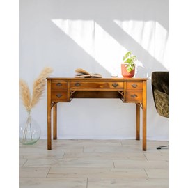 Edouard, le bureau en bois et cuir n°647