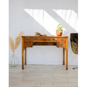 Edouard, le bureau en bois et cuir n°647