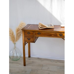 Edouard, le bureau en bois et cuir n°647