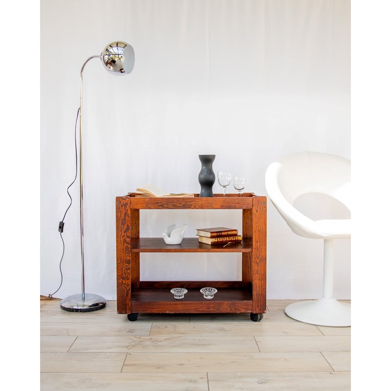 Desserte roulante en bois n°285
