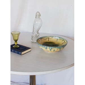 Table à manger ronde en formica n°1108