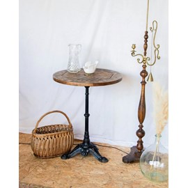 Table à manger bistro romantique en bois n°102