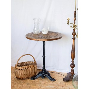 Table à manger bistro romantique en bois n°102