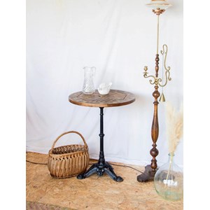 Table à manger bistro romantique en bois n°102