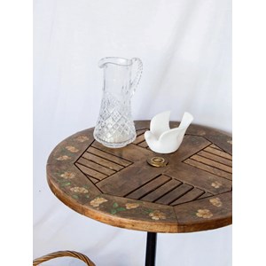 Table à manger bistro romantique en bois n°102