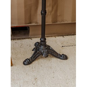 Table à manger bistrot bleue et dorée n°117