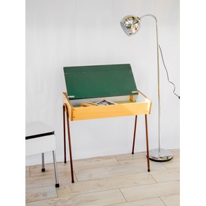 Pupitre d'écolier en formica n°648