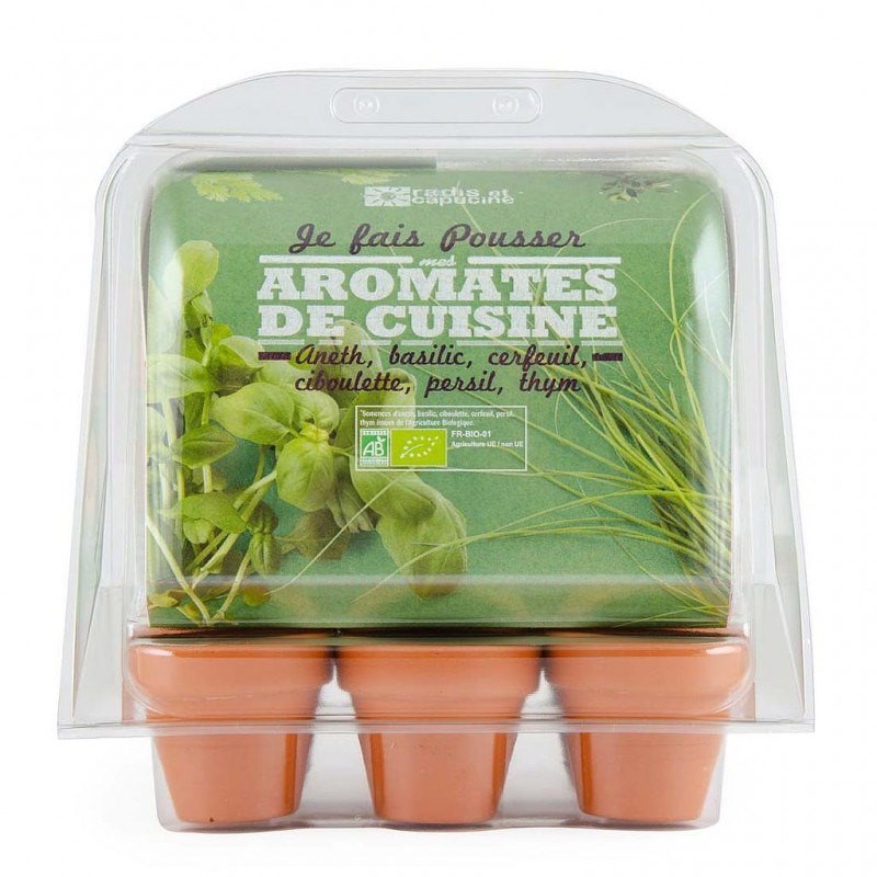 Serre d'aromates bio