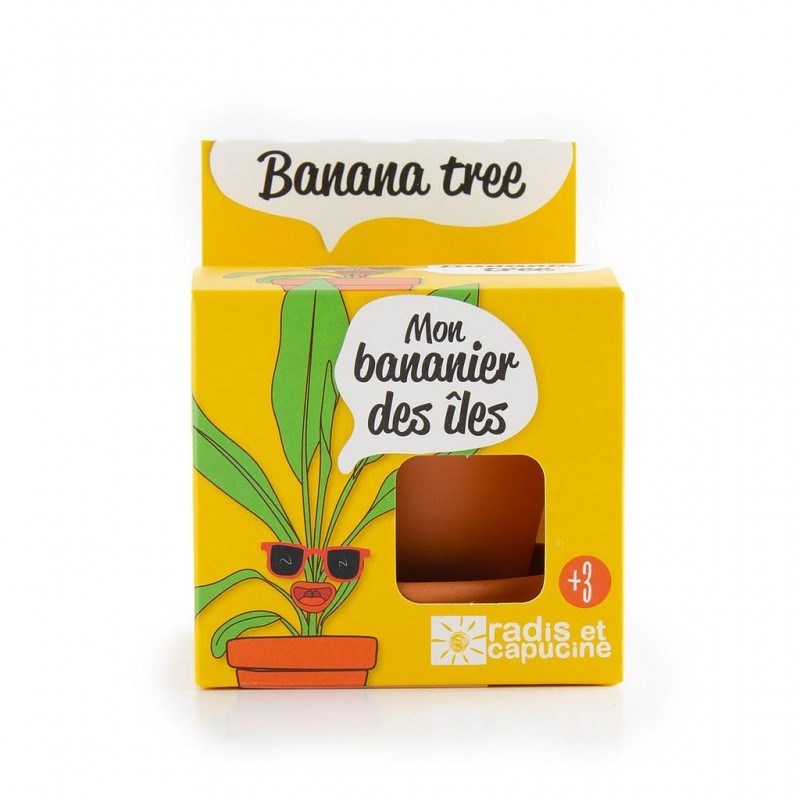 Radis Et Capucine - Pot de culture enfant bananier
