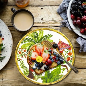 Grande assiette mélamine singes 28 cm