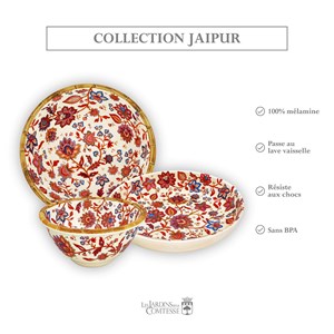 Grande assiette creuse jaipur 23 cm