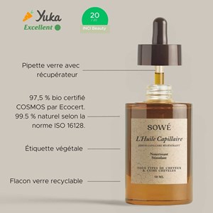 Huile capillaire soin cheveux sowé 50ml