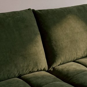 Canapé en tissu vert