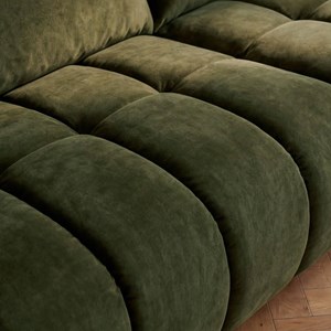 Canapé en tissu vert