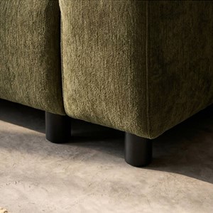 Canapé en tissu vert