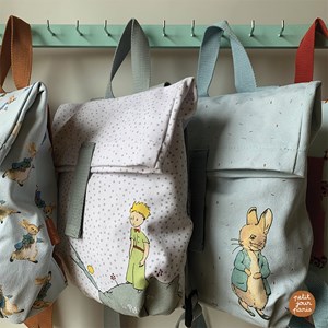 Sac à dos pierre lapin bleu