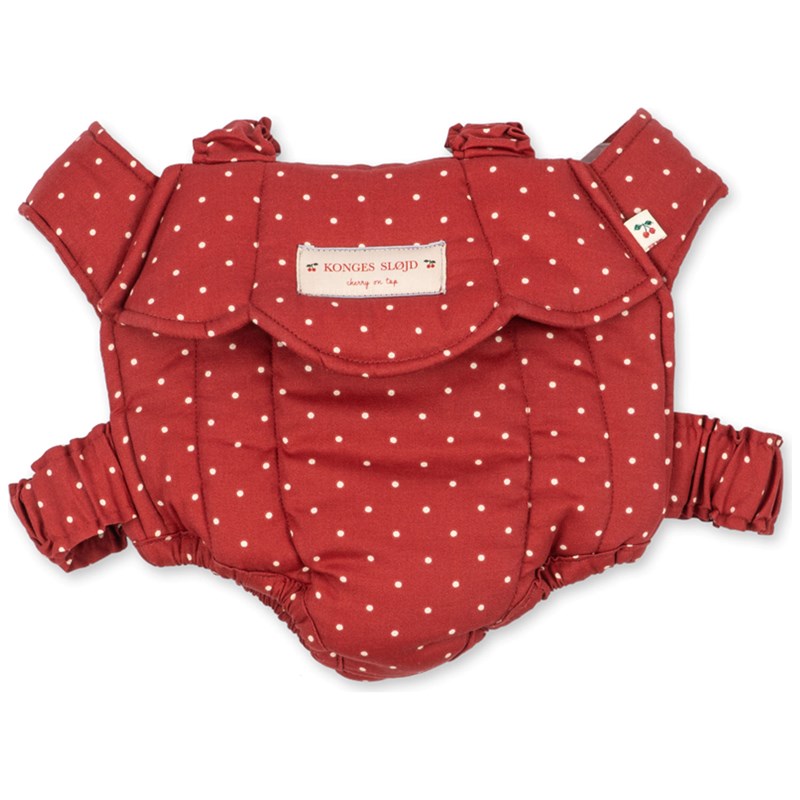 Konges Slojd - Porte-bébé pour poupée fraise à pois