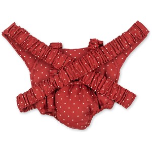 Porte-bébé pour poupée fraise à pois