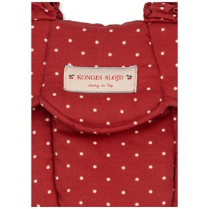 Porte-bébé pour poupée fraise à pois