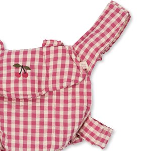 Porte-bébé pour poupé carreaux bubblegum