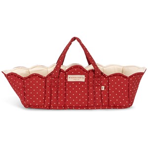 Couffin pour poupée fraise à pois
