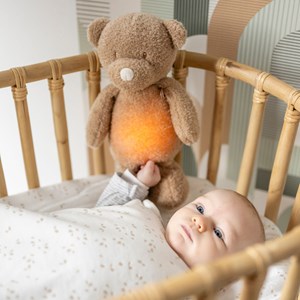 Peluche veilleuse sleepy teddy ours caramel