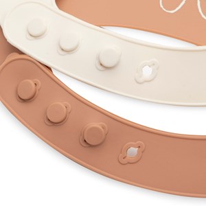 Lot de 2 bavoirs en silicone