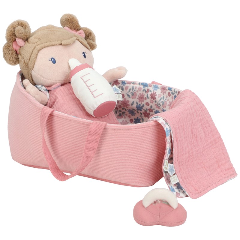 Little Dutch - Set couffin et poupon bébé rosa