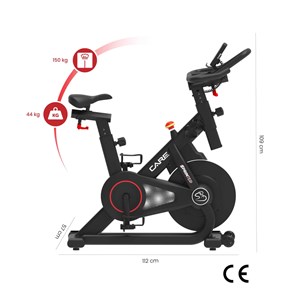 Vélo de biking professionnel - care - sprinter - connecté et magnétique