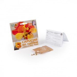 Sachet de graines de capucine comestible