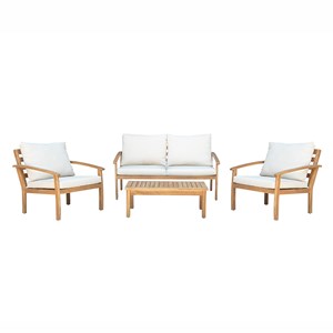 Yala salon de jardin 4 places en acacia