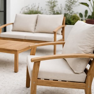Yala salon de jardin 4 places en acacia