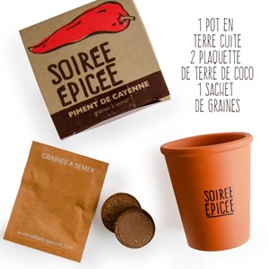Cadeau de soirée soirée épicée piment