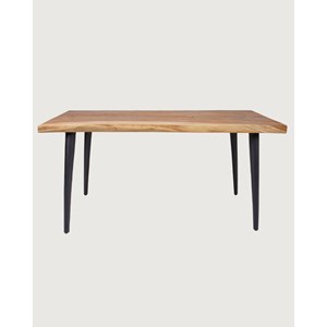 Kanpur - table repas en suar massif l160 cm 6 pers.