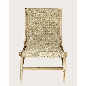 Kaho - fauteuil en teck massif et corde